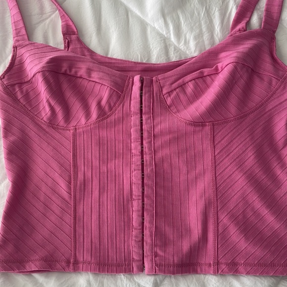 NWT Free People Pink Corset - Picture 4 of 5